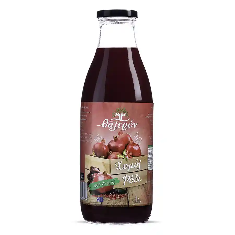 Θαλερόν 100% Φυσικός Χυμός Ρόδι 1lt.