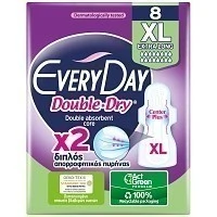 Everyday Σερβιέτες Double Dry Ultra Plus Extra Lοng 8τεμ