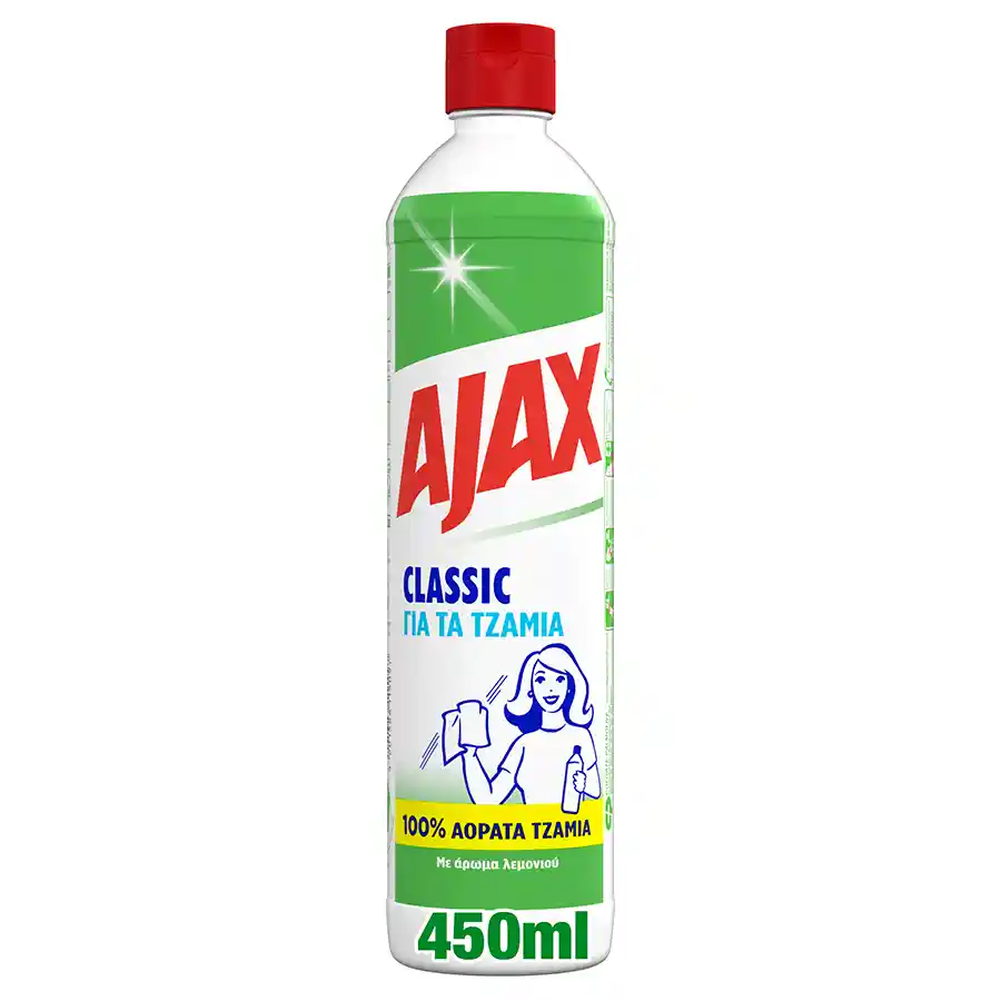 Ajax Τζαμιών Λεμόνι 450ml.