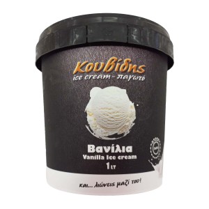 Κουβίδης Παγωτό Βανίλια 630 - 650 gr 1 lt