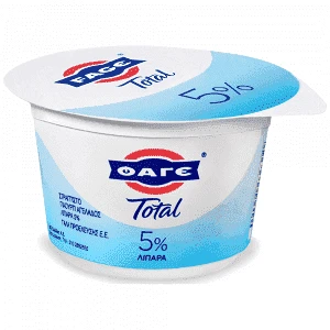 ΦΑΓΕ Total Στραγγιστό Γιαούρτι 5% Λιπαρά 200gr