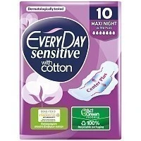 EveryDay Σερβιέτες Sensitive Ultra Plus Maxi Night 10τεμ
