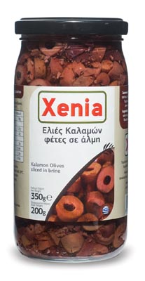 Xenia Ελιές Καλαμών Σε Φέτες Σε Άλμη 350γρ.