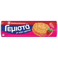 Παπαδοπούλου Μπισκότα Γεμιστά Φράουλα 200gr