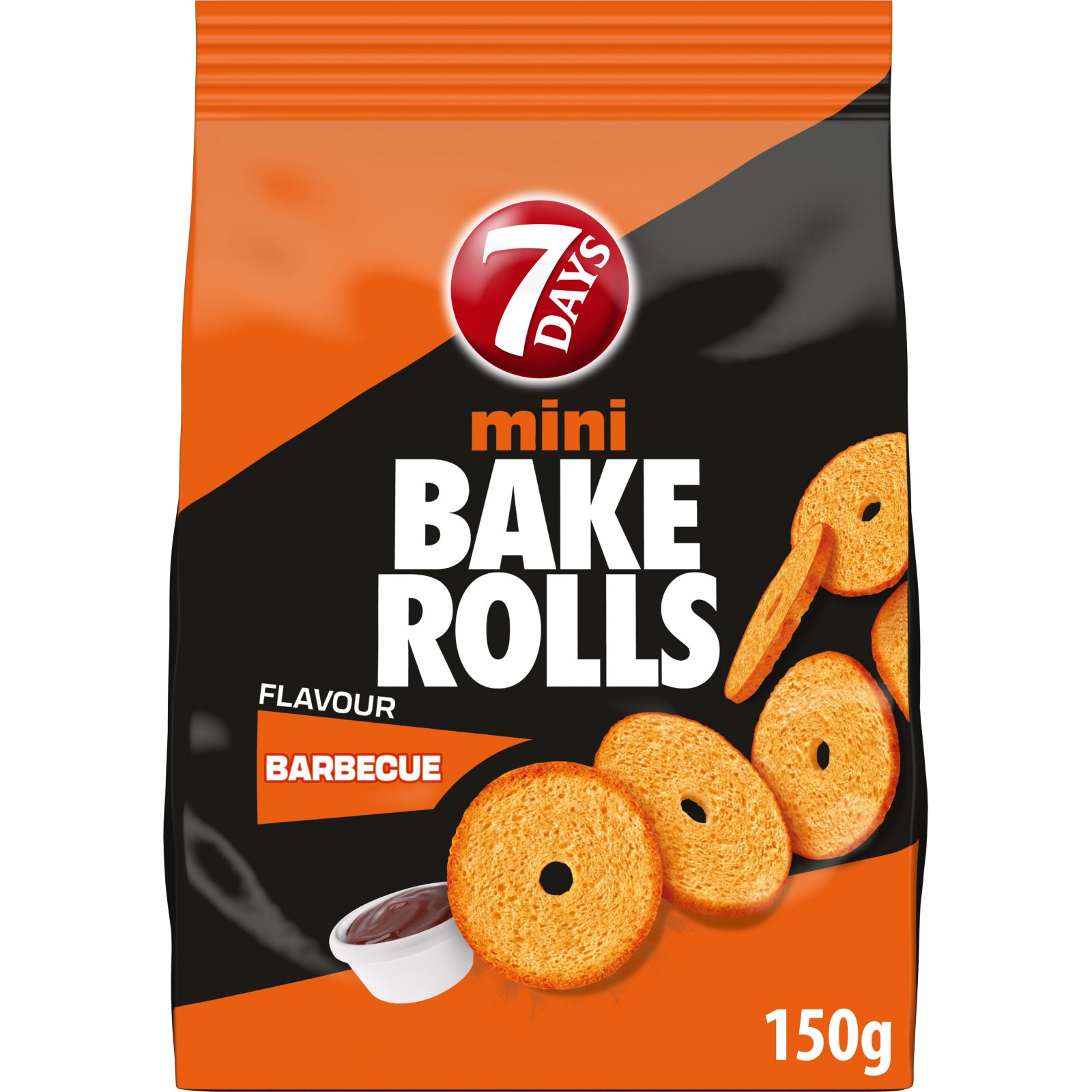 Mini Bake Rolls Barbeque 150g