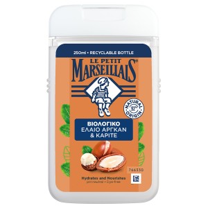 Le Petit Marseillais Αφρόλουτρο Με Βιολογικό Έλαιο Argan & Καριτέ 250 ml