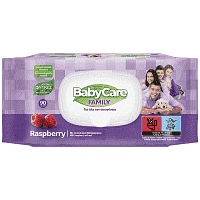 Babycare Family Raspberry Μωρομάντηλα 90τεμ