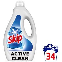 Skip Υγρό Απορρυπαντικό Πλυντηρίου Active Clean 34μεζ 1,53lt