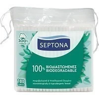 Septona Ωτοκαθαριστές Βιοδιασπόμενοι Σε Σακουλάκι 100τεμ