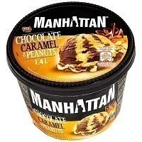 Manhattan Chocolate Caramel & Peanuts 705gr (1400ml)