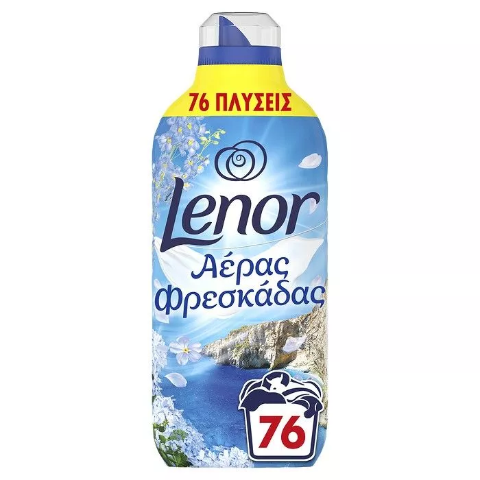Lenor Fresh Air Μαλακτικό Ρούχων Θαλασσινό Αεράκι - 76 Πλύσεις