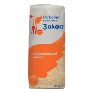 3αλφα Ρύζι Parboiled 500 gr