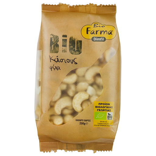 Bio Farma Κάσιους Ωμό Βιολογικό 200γρ.