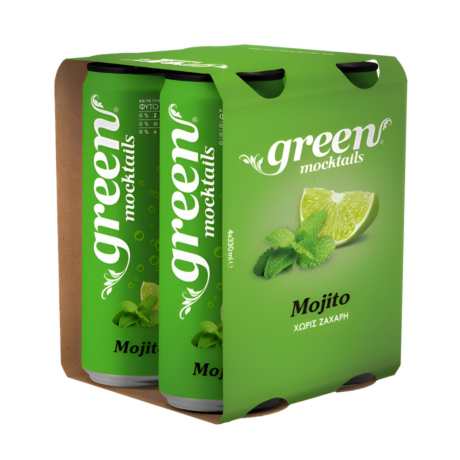Αναψυκτικό Mocktail Mojito με Στέβια 4x330ml