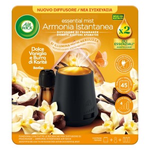 Airwick Essential Mist Αρωματικό Χώρου Συσκευής Διάχυσης & Αντ/κο Vanilla 20 ml