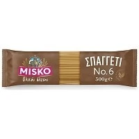 Misko Σπαγγέτι Νο 6 Ολικής Άλεσης 500gr
