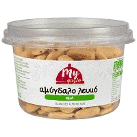 My Gusto Αμυγδαλόψιχα Λευκή Ωμή Δοχείο 250gr