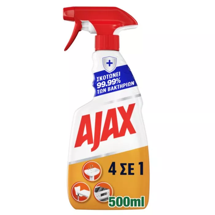 Ajax 4 ΣΕ 1 Καθαριστικό Spray Αντλία 500ml