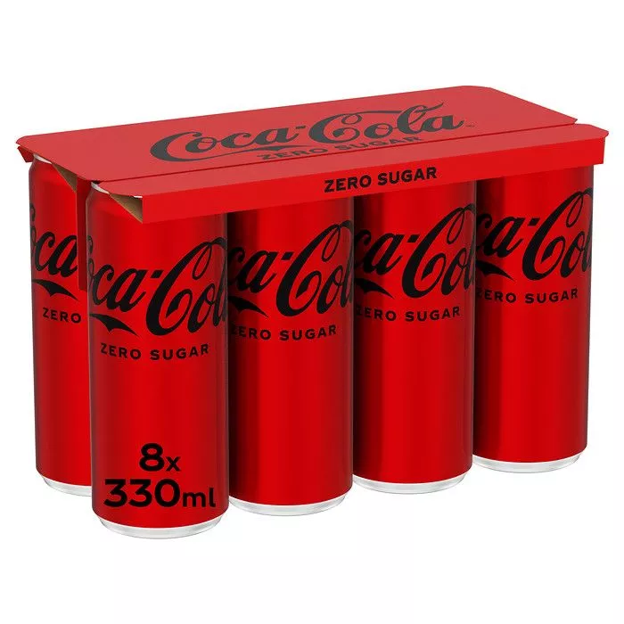 COCA COLA ZERO 8 x 330ml