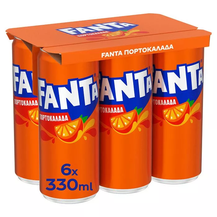 Fanta Πορτοκαλάδα 6 x 330ml