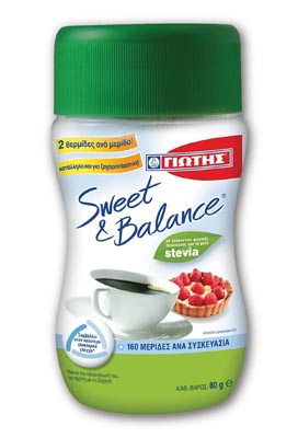 Sweet & Balance Γλυκαντικό Σε Σκόνη 80γρ.
