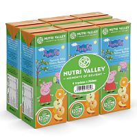Peppa Pig Μήλο Πορτοκάλι Βερίκοκο 6x250ml