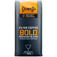 Dimello Καφές Φίλτρου Bold Αλεσμένος 250gr