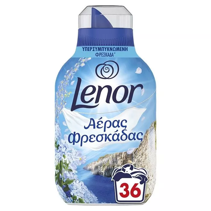 Lenor Fresh Air Μαλακτικό Ρούχων Θαλασσινό Αεράκι - 36 Πλύσεις