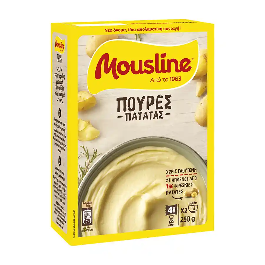 Mousline Πουρές Πατάτας Χωρίς Γλουτένη 250γρ.