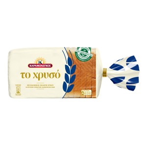 Καραμολέγκος Το Χρυσό Ψωμί Τοστ Σταρένιο 360 gr