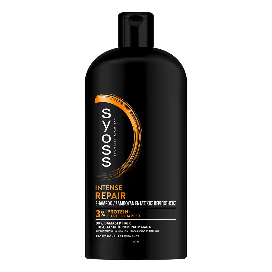 Syoss Intense Repair Σαμπουάν Για Ξηρά Ταλαιπωρημένα Μαλλιά 750ml.