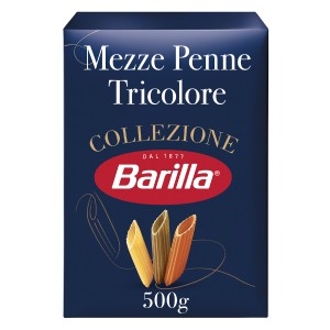 Barilla Μακαρόνια Mezze Penne Tricolore Πέννες 500 gr