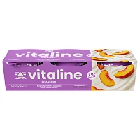 Vitaline Επιδόρπιο Γιαουρτιού Ροδάκινο 1% 3x180gr