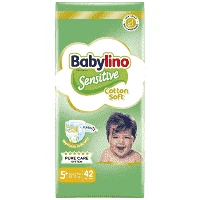 Babylino Sensitive Πάνες Junior 42τεμ Nο5+ (12-17Kg)