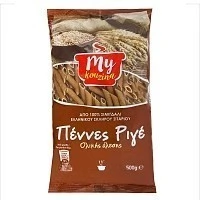 My Kouzina Πέννες Ριγέ Ολικής Άλεσης 500gr