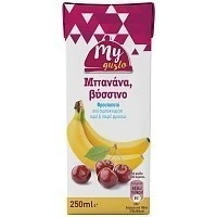 My Gusto Φρουτοποτό Μπανάνα Βυσσινάδα 250ml