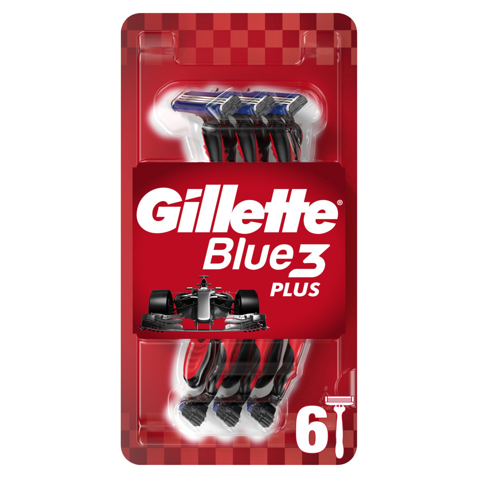 Ξυραφάκια Blue 3 Plus Red 6 Τεμάχια