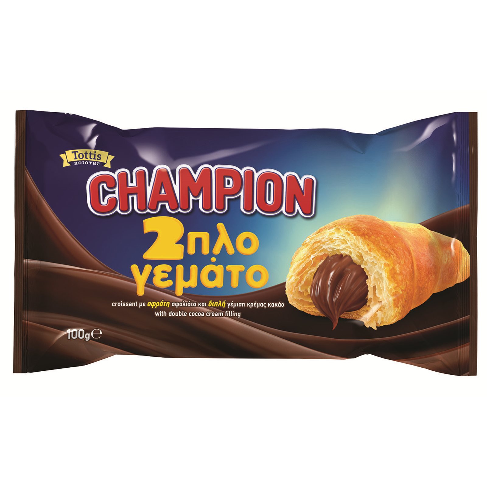 Κρουασάν Διπλή Κρέμα Κακάο 100g