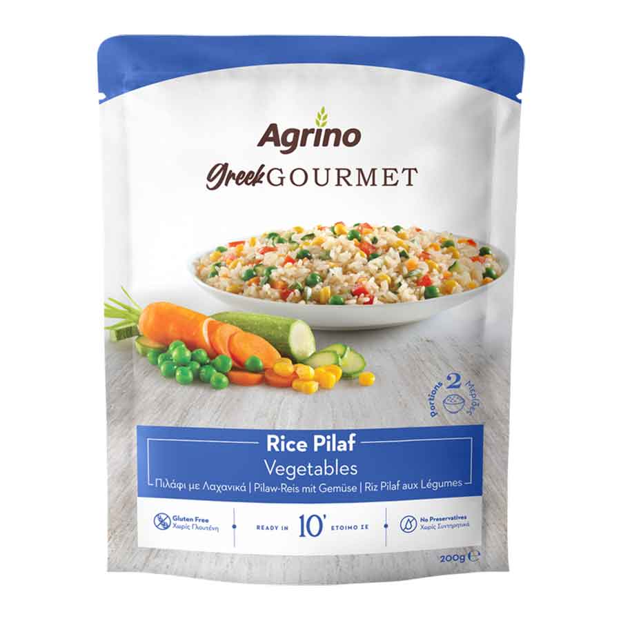 Agrino Greek Gourmet Πιλάφι Με Λαχανικά 200γρ.