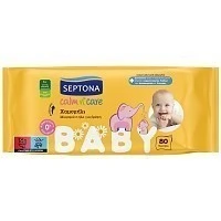 Septona Μωρομάντηλα Calm N' Care Χαμομήλι 80τεμ