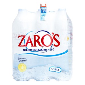 Zaro's Φυσικό Μεταλλικό Νερό 6 x 1,5 lt