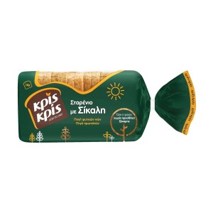 Κρις Κρις Ψωμί Τοστ Σταρένιο Με Σίκαλη 360 gr