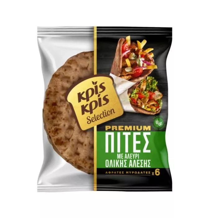 Κρίς Κρίς Selection Τhe Premium Pita με αλεύρι Oλικής Άλεσης 510g