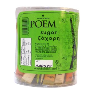 Poem Ζάχαρη Λευκή Σε Sticks 50 Τεμάχια 175 gr