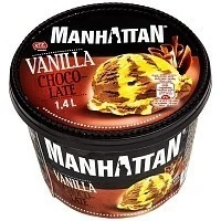 Manhattan Παγωτό Βανίλια-Σοκολάτα 700gr (1400ml)