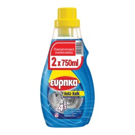 Εύρηκα Antikalk Αποσκληρυντικό Νερού Gel 750ml x2τμχ