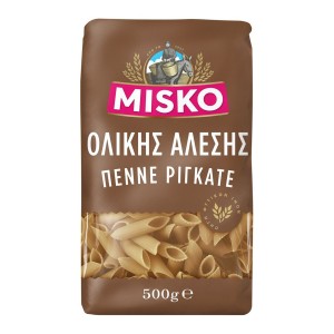 Misko Πάστα Πέννε Ριγκάτε Ολικής Άλεσης 500 gr