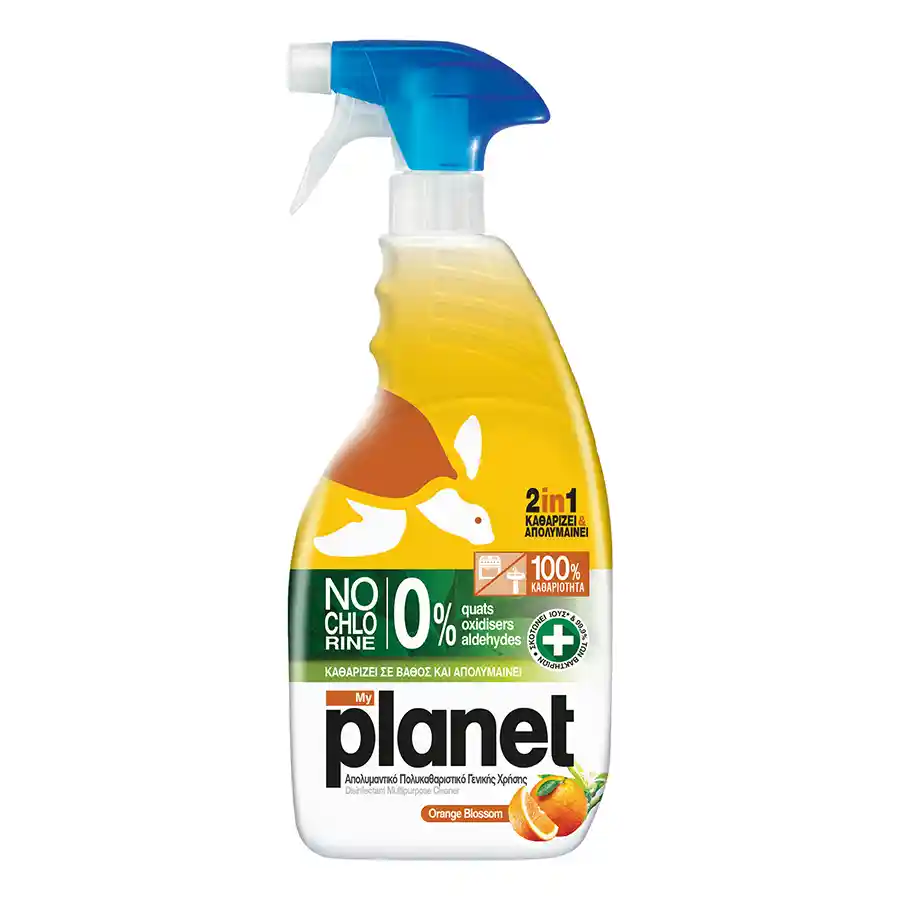 Planet Υγρό Απολυμαντικό Πολυκαθαριστικό Σπρέι Γενικής Χρήσης 600ml.