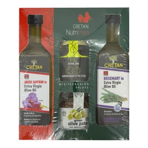 Cretan Beauty Σετ Πατέ Πράσινης Ελιάς Μαρμελάδα & Λάδι 2 x 60 ml