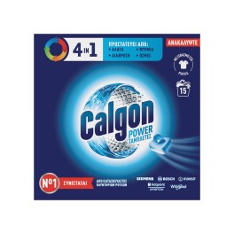 Calgon 2in1 Ταμπλέτες Αποσκληρυντικό Πλυντηρίου Ρούχων 15τμχ